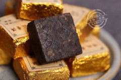 Yunnan Puerh Tea 500g 2003 Small Golden Brick Mini Tuo 檟 Square Brick