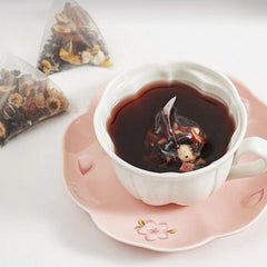 HelloYoung Fruit tea beautiful VC white lemon prickly pear good night tea health tea bag