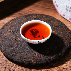 357g Yunnan Pu'er Ripe Tea The Older The More Fragrant Old Pu'er Tea Cake