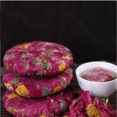 HelloYoung200g Quality Artistic Blooming Tea Peony Scented Puer Flower Nectar Fruit Herbal Tea