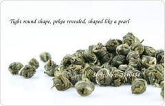 100g Organic Jasmine Flower Tea Loose Leaf Pearl Green Tea Chinese Fragrant Tea