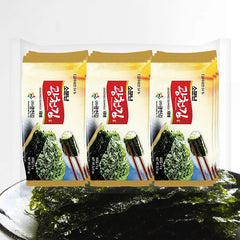 Organic Seasoned Roasted Seaweed Snacks 5*18 PK Sea Salt. Seaweed