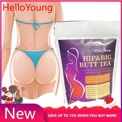 HIP&BIG BUTT TEA 100% Natural Herbal Tea Enhancement Buttock Firming Butt Tea