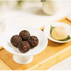 Pu'er Rose Jasmine Sugar Free Roselle Dragon Ball Loose Flower Tea Balls 20PCS