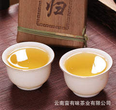 250g Xigui Gold Leaf Raw Brick Old Tree Raw Puerh Tea Brick Yunnan Puerh Tea