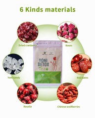 Yoni Detox Slim Tea Bag Flat Tummy Organic Herbal Detox Tea Weight Loss 8g*10Bag