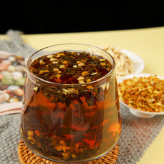 Ginger Black Tea Herbal Tea for Women's Health Floral Aroma Loose Leaf