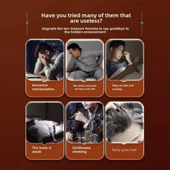 100 Original Ginseng Ten Treasure Herbal Tea Mens Health Vitality Blend