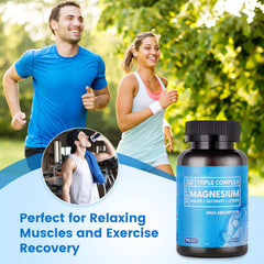 Magnesium Capsules Health Care All-natural Ingredients