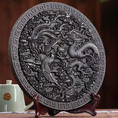 HelloYoung 500g Dragon phoenix the Xiang Da Hong Pao tea cake Wuyishan rock tea leaves