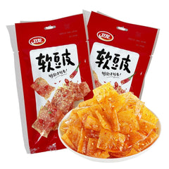 Weilong Chinese Specialty Snack Food Latiao 卫龙辣条亲嘴豆皮零食小吃3袋(60克/袋)