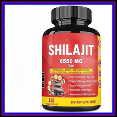 SHILAJIT 6550mg COMPLEX Healthy Aging Memory Brain Function Immune System 150C