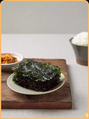 Organic Seasoned Roasted Seaweed Snacks - 4g*16 PK Korean B.B.Q. Nori