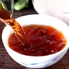 HelloYoung330g Pu-erh Tea Ripe Organic Cooked Puer Shu Tea Factory Direct Green Food Black Tea