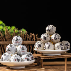 Wholesale factory price compressed fermented/ripe puerh tea flavored Chinese
