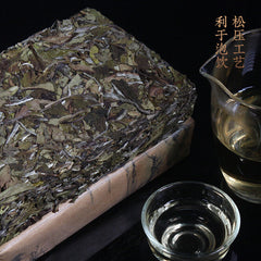 HelloYoung White Peony Tea Brick High Mountain Sunshine 250g Fuding White Tea Song Press