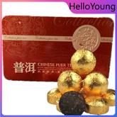 15 Pcs 185g Cooked Pu Er Tea Black Tea Gift Packing Pu-erh Tea Tin Box Puer Tea