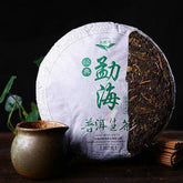 HelloYoung357g China Yunnan Puer Tea Cake Raw Pu-erh Menghai Sheng Tea Organic Green Food