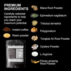 Maca Man Power Energy Extract Coffee Herbs Maca Coffee for Men Chocolate