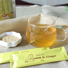 Lemon Ginger Herbal Tea 10g*15Bags Supports Healthy Digestion Lemon Ginger Tea
