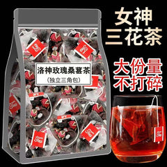 Rose mulberry blended tea bag beauty slimming tea whitening tea help for sleep