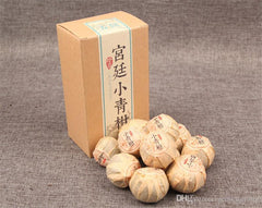 HelloYoung100g Yunnan Puerh Tea Xinhui Citrus Puer Cooked Tea Small Green Citrus Pu Er Tea