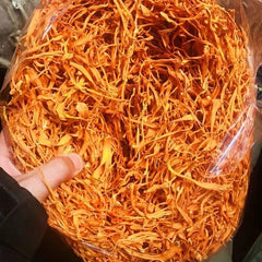 Organic Premium Super Mushroom Cordyceps Militaris Fungus Chong Cao Hua 500g