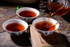 HelloYoung250g Pu Er Tea Cooked Old Pu'er Tea Brick Brown Fragrant Brick Menghai Pu-erh Tea