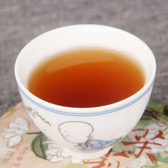 HelloYoung 100g Pu'er Ripe Tea Jasmine Ripe Tea Cake 普洱熟茶茉莉花普熟茶饼三级普洱+茉莉 陈香花香小茶饼