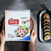 20g*5bags 50 Half Cut Sheet Yaki Sushi Nori Roasted Seaweed Roll Wrap