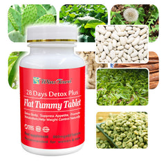 28 Days Detox Plus Flat Tummy Tablet Weight Loss tablet 60 Tablets