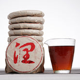 100g Yunnan Puerh Tea, Menghai Ripe Tea, Big Tree Tea, Small Cake Cooked Tea