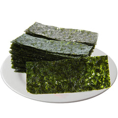 1 Pack 100 Piece Roasted Dried Seasoned Seaweed Thai Snack Sheets Salt Korean