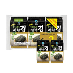 Organic Kimnori Seasoned Roasted Seaweed Snacks - Sea-Salt 4g*27 Packs