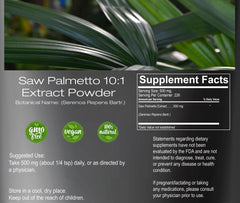 Saw Palmetto Extract Powder 3.53 oz