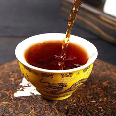 2015 Yunnan Menghai Palace Golden Bud Puerh Tea Ripe Tea Black Tea 357g