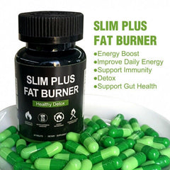 100% Authentic Organic Slim Plus Fat Burner healthy detox slimming capsule