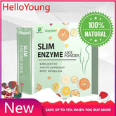 Slimming Tea Enzyme Herbal Powder Flat Belly Lose Weight Detox Juice Tea 6g*12