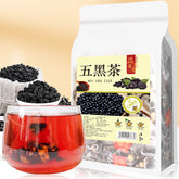 Premium Five Black Tea Herbal Tea with Black Rice Beans Mulberry Goji