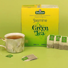 100 Teabags/Box Stassen Bagged Tea Naked Jasmine Green Tea Flavored Tea