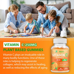 Vitamin C Vegan Gummies Natural Orange 60 Vegan Capsules