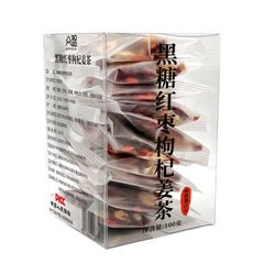 10 Packs of Combination Tea, Black Sugar, Goji Berries, Red Dates, Ginger Tea