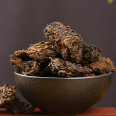 Black Tea Puerh Tea,Golden Bud Old Tea Head Menghai Ripe Tea 500g