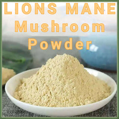 ORGANIC LIONS MANE Mushroom Powder - High Quality Organic 250G