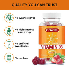 Height Growth Vitamin Gummies Booster Teen Vitamins For Kids 60 pills