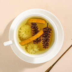 White Chrysanthemum Yellow Cypress Prunella Vulgaris Combination Herbal Tea