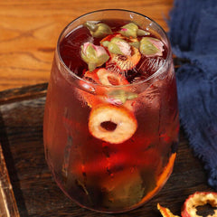 (10g * 20 packs) Ebony Mulberry Hawthorn Tangerine Peel Lotus Leaf Tea Fruit Tea