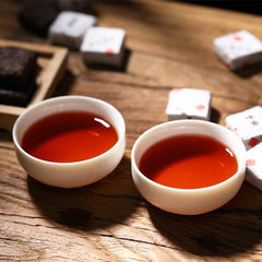 500g Yunnan Small Square Brick Pu'er Tea Banzhang Brick Tea Aged Pu'er