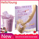 Slim Milk Tea Taro Flavor Powder Sliming Weight Loss Fat Burner Tea 100g/3.52oz