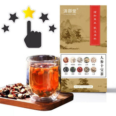 100 Original Ginseng Ten Treasure Herbal Tea Mens Health Vitality Blend